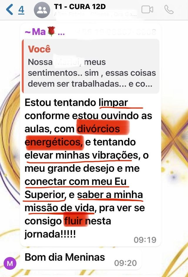 Depoimento de aluna