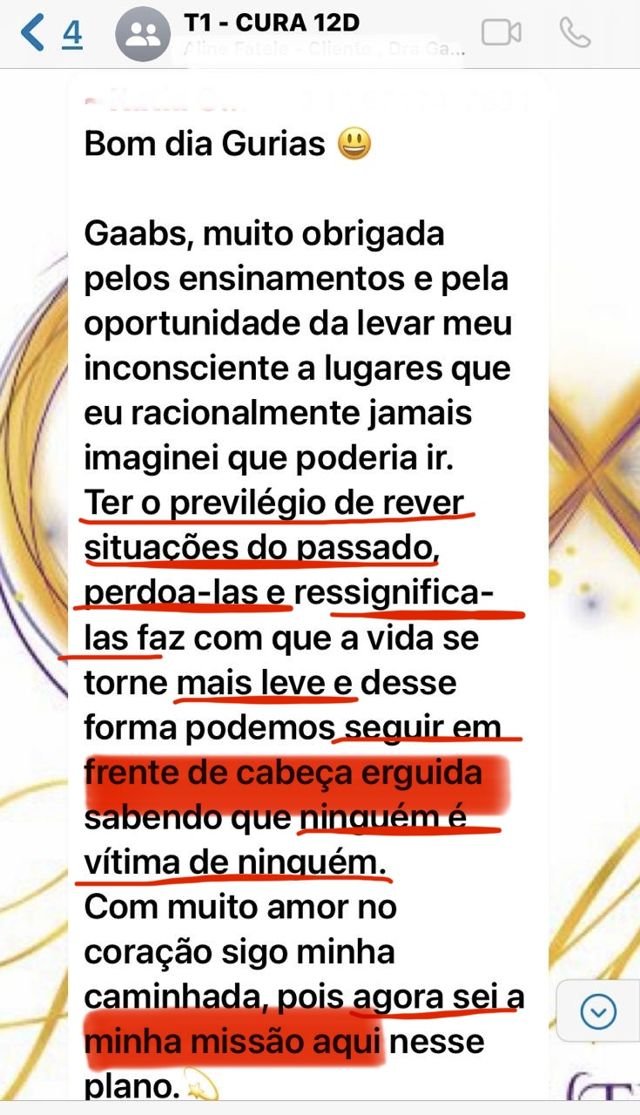 Depoimento de aluna