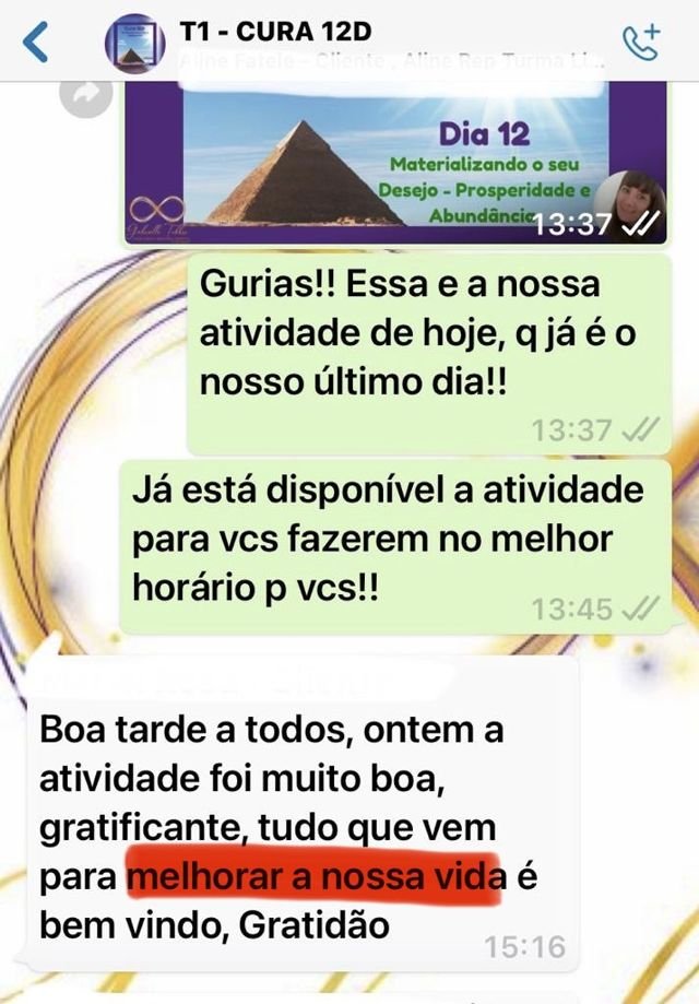 Depoimento de aluna